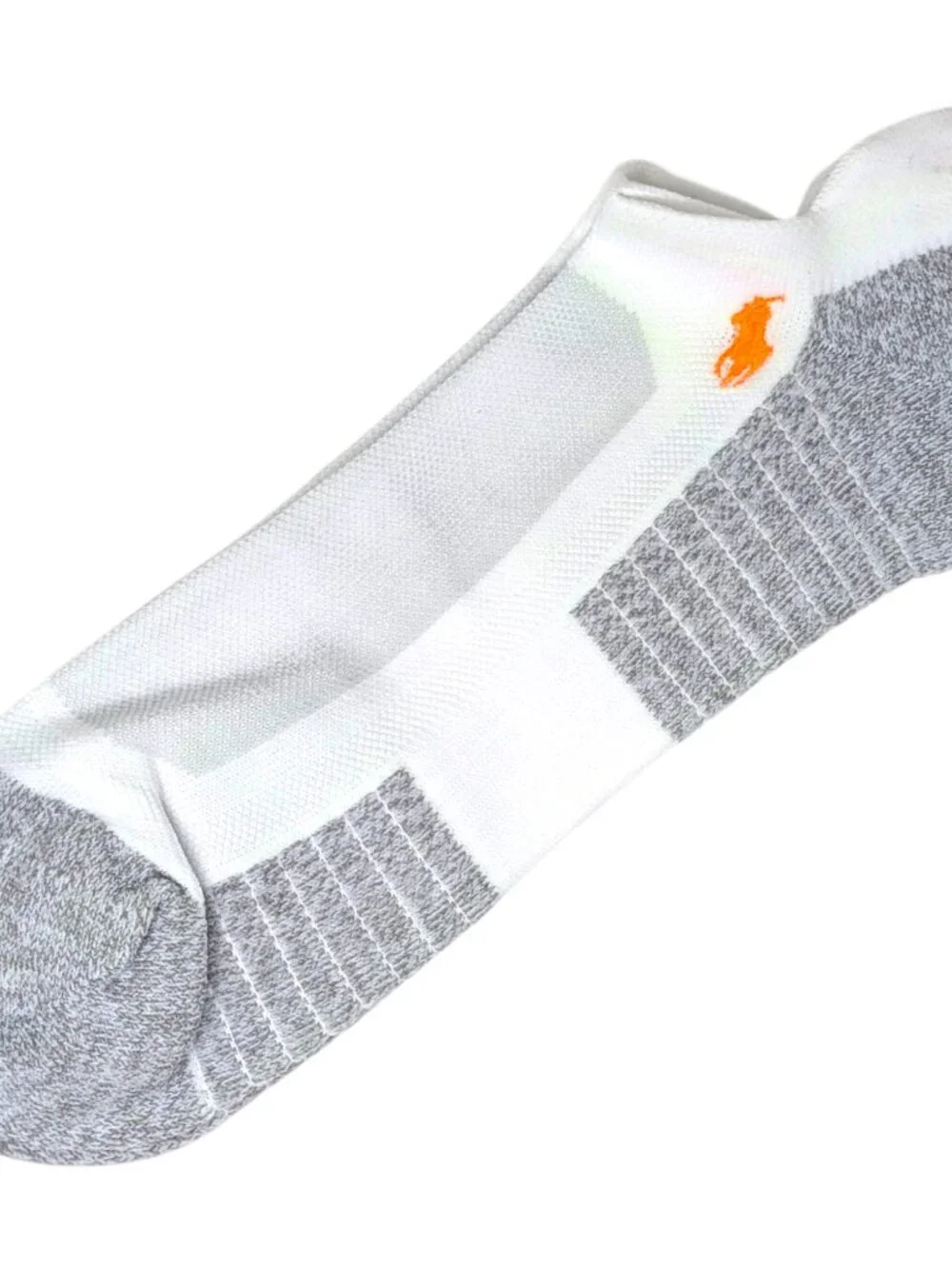 Polo Ralph Lauren Performance Socks 3 Pair Pack Low Cut Tab XL 12-17 Neon White